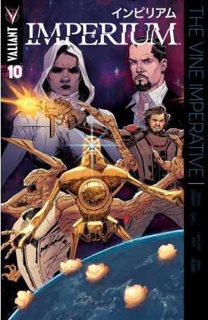 Imperium 10B published by Valiant with cover art by Bilquis Evely