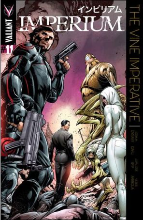 Imperium 11B published by Valiant with cover art by Diego Bernard