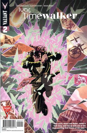 Ivar, Timewalker 2B published by Valiant with cover art by Brian Level