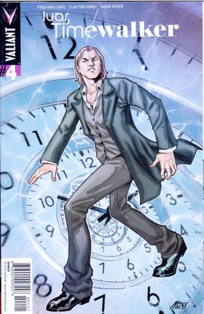 Ivar, Timewalker 4B published by Valiant with cover art by David Messina