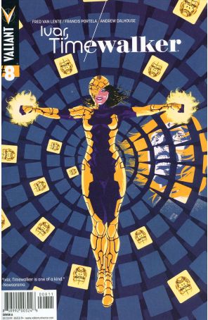 Ivar, Timewalker 8A published by Valiant with cover art by Raul Allen