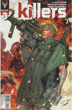 Killers (Valiant) 3A published by Valiant with cover art by Jonboy Meyers