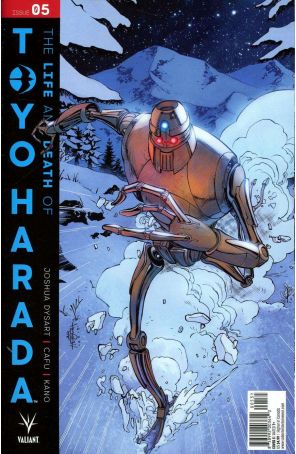 The Life and Death of Toyo Harada 5C published by Valiant with cover art by Jack Herbert