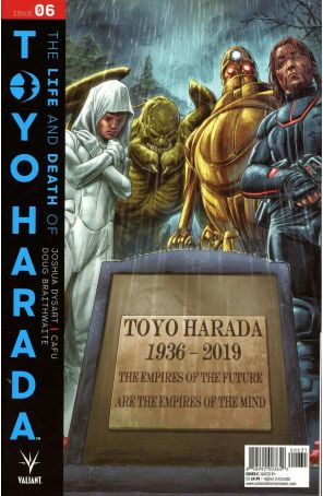 The Life and Death of Toyo Harada 6C published by Valiant with cover art by Doug Braithwaite