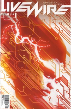 Livewire 1A published by Valiant with cover art by Adam Pollina