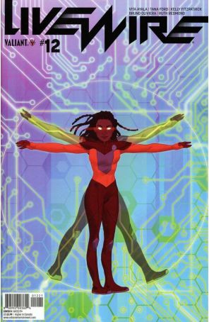 Livewire 12B published by Valiant with cover art by Tula Lotay