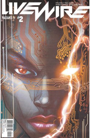 Livewire 2A published by Valiant with cover art by Adam Pollina