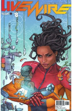 Livewire 8A published by Valiant with cover art by Kenneth Rocafort
