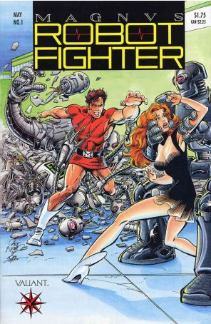 Magnus Robot Fighter (Valiant) 1 published by Valiant with cover art by Art Nichols