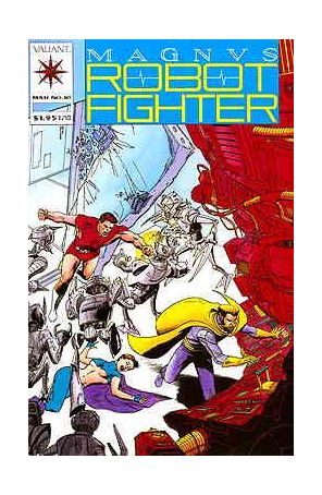Magnus Robot Fighter (Valiant) 10 published by Valiant with cover art by Mark Moretti