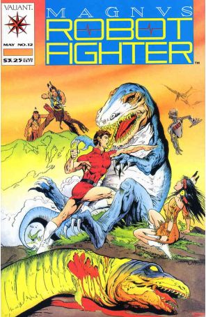Magnus Robot Fighter (Valiant) 12 published by Valiant with cover art by Gonzalo Mayo