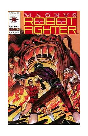 Magnus Robot Fighter (Valiant) 13 published by Valiant with cover art by Ernie Colón