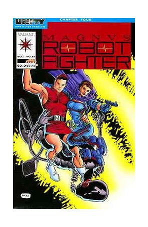 Magnus Robot Fighter (Valiant) 15 published by Valiant with cover art by Frank Miller