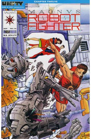 Magnus Robot Fighter (Valiant) 16 published by Valiant with cover art by Walt Simonson