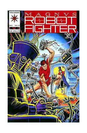Magnus Robot Fighter (Valiant) 19 published by Valiant with cover art by Steve Ditko