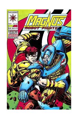 Magnus Robot Fighter (Valiant) 30 published by Valiant with cover art by Jim Calafiore