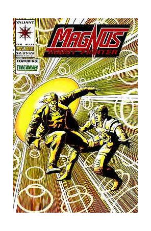Magnus Robot Fighter (Valiant) 33 published by Valiant with cover art by Jim Calafiore
