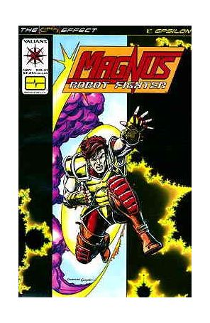 Magnus Robot Fighter (Valiant) 41 published by Valiant with cover art by Jim Calafiore