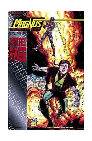 Magnus Robot Fighter (Valiant) 42 published by Valiant with cover art by George Saravia