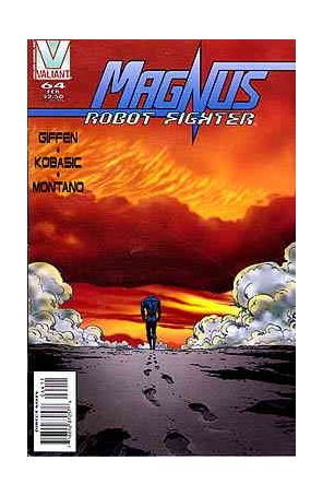 Magnus Robot Fighter (Valiant) 64 published by Valiant with cover art by Keith Giffen