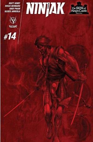 Ninjak (3rd Series) 14B published by Valiant with cover art by Mike Choi