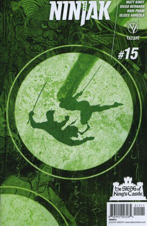 Ninjak (3rd Series) 15A published by Valiant with cover art by Mike Choi