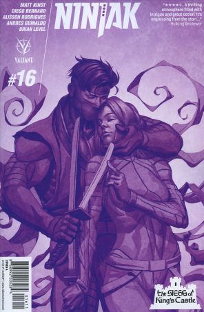 Ninjak (3rd Series) 16A published by Valiant with cover art by Mike Choi