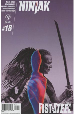 Ninjak (3rd Series) 18A published by Valiant with cover art by Diego Latorre