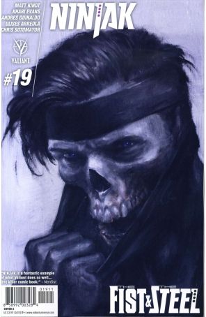 Ninjak (3rd Series) 19A published by Valiant with cover art by Mike Choi