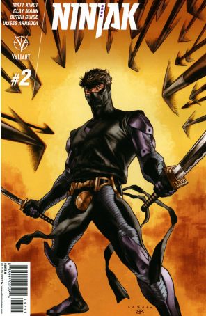 Ninjak (3rd Series) 2A published by Valiant with cover art by Lewis Larosa