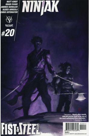 Ninjak (3rd Series) 20A published by Valiant with cover art by Mike Choi
