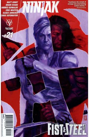 Ninjak (3rd Series) 21A published by Valiant with cover art by Mike Choi