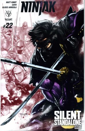 Ninjak (3rd Series) 22A published by Valiant with cover art by Stephen Segovia