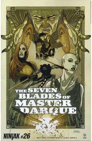 Ninjak (3rd Series) 26A published by Valiant with cover art by Ryan Bodenheim