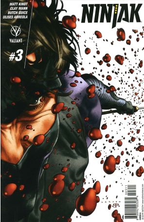 Ninjak (3rd Series) 3A published by Valiant with cover art by Lewis Larosa
