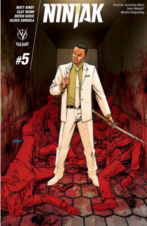Ninjak (3rd Series) 5B published by Valiant with cover art by Dave Johnson