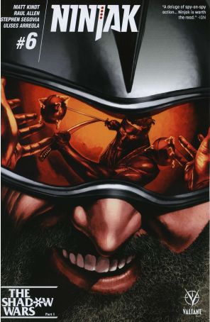 Ninjak (3rd Series) 6A published by Valiant with cover art by Mico Suayan