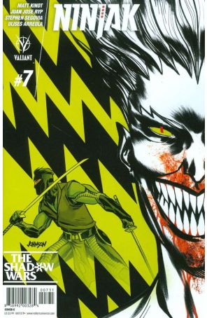 Ninjak (3rd Series) 7C published by Valiant with cover art by Dave Johnson