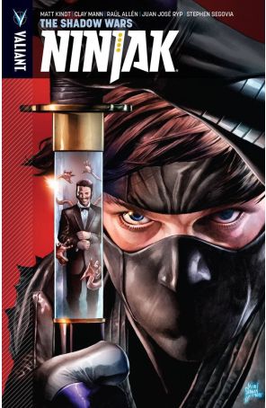 Ninjak (3rd Series) TPB 2 published by Valiant with cover art by Mico Suayan