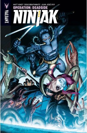 Ninjak (3rd Series) TPB 3 published by Valiant with cover art by Doug Braithwaite