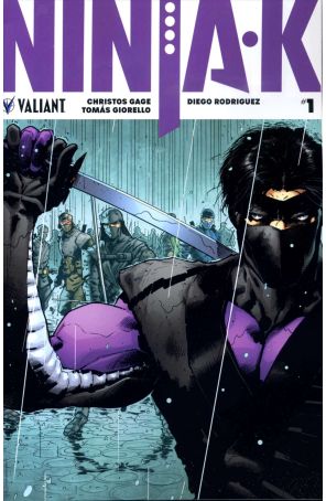 Ninjak (4th Series) 1A published by Valiant with cover art by Trevor Hairsine