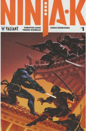 Ninjak (4th Series) 1B published by Valiant with cover art by Lucas Troya