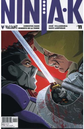 Ninjak (4th Series) 11A published by Valiant with cover art by Kano