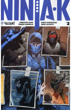 Ninjak (4th Series) 2A published by Valiant with cover art by Trevor Hairsine