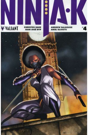 Ninjak (4th Series) 4A published by Valiant with cover art by Cafu