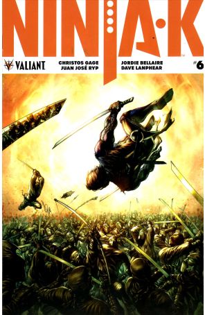 Ninjak (4th Series) 6B published by Valiant with cover art by Lucas Troya