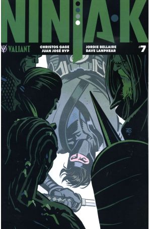 Ninjak (4th Series) 7A published by Valiant with cover art by Tonci Zonjic