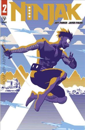 Ninjak (5th Series) 2B published by Valiant with cover art by Michael Walsh