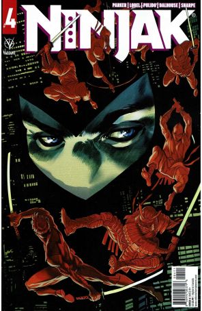 Ninjak (5th Series) 4A published by Valiant with cover art by Fernando Dagnino