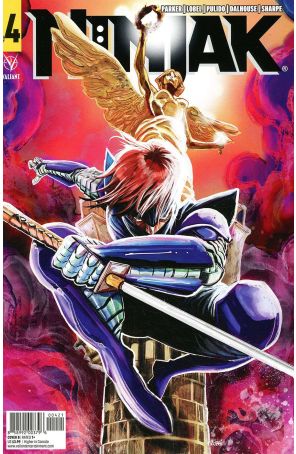 Ninjak (5th Series) 4B published by Valiant with cover art by Robbi Rodriguez